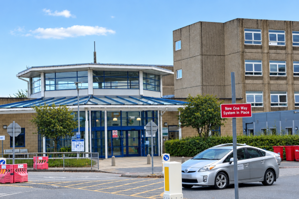 Hospital Entrance and One Way System