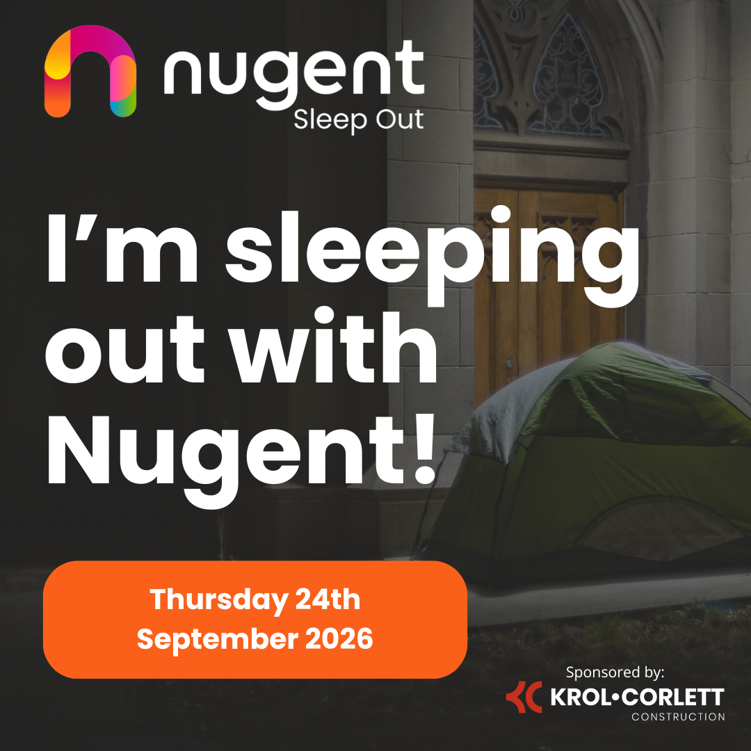 I'm Sleeping out with Nugent graphic