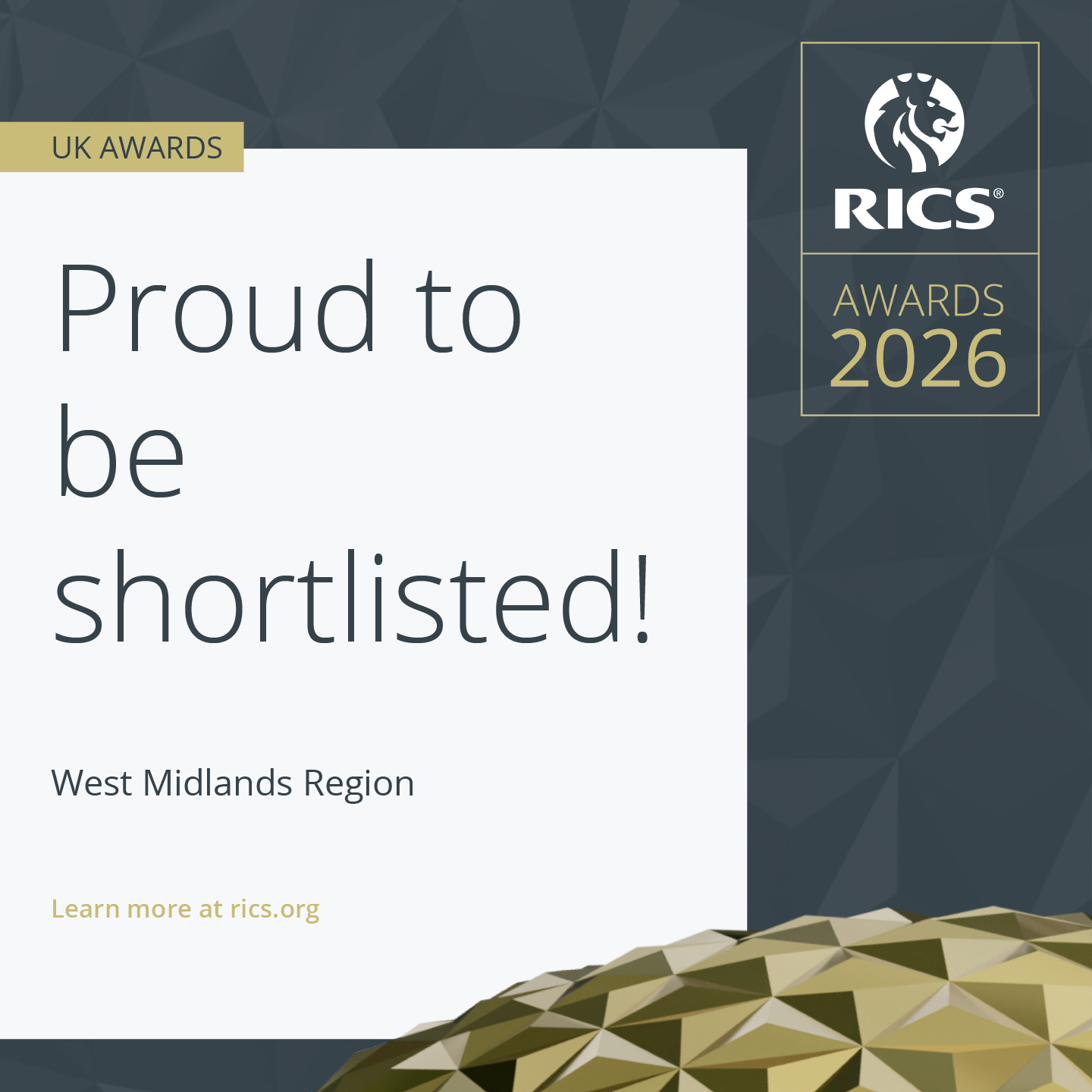 RICS Awards 2026 West Midlands